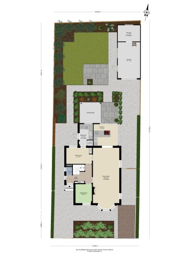Plattegrond niet in brochure