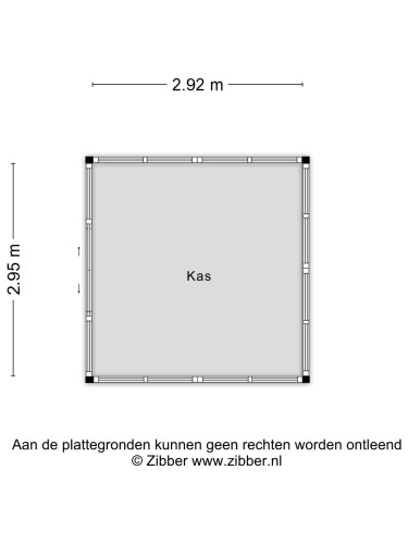 Plattegrond niet in brochure