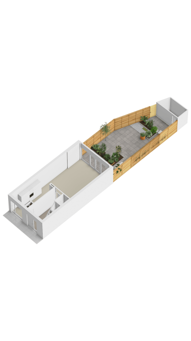 Plattegrond niet in brochure