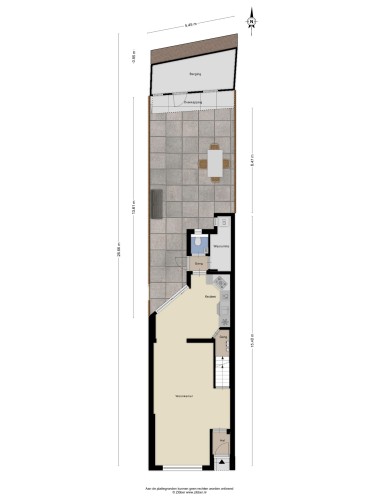 Plattegrond niet in brochure
